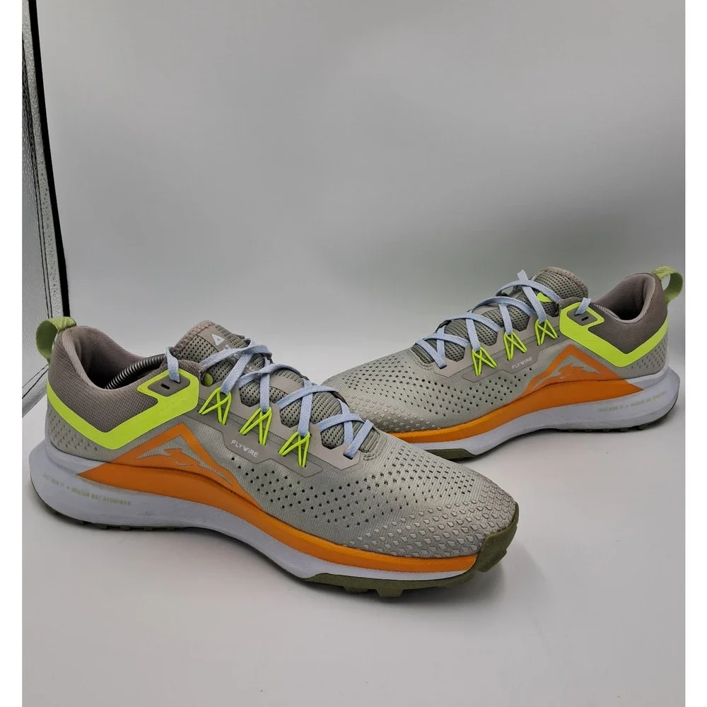 Size 12 - Nike React Pegasus Trail 4 Cobblestone Volt - DJ6158-002 - MSRP $170